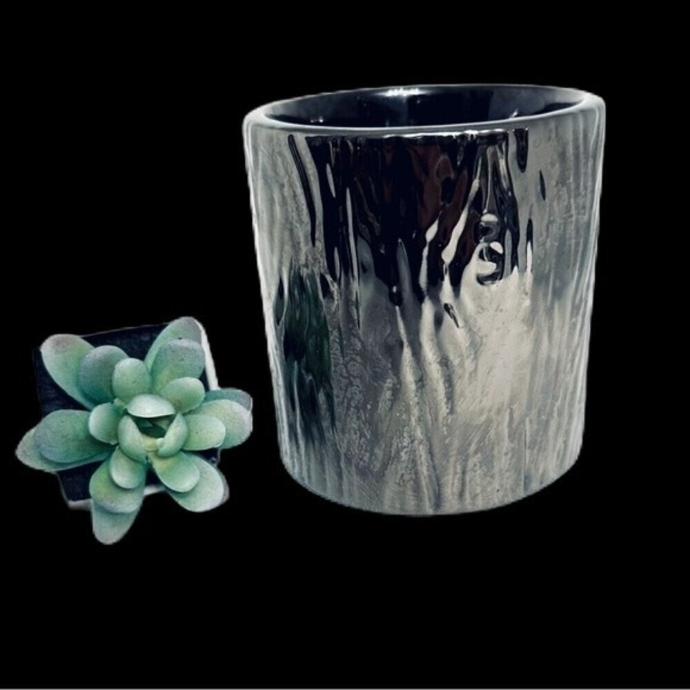 Home Worx Metallic Silver Candle Holder by Harry Slatkin Tree|White Birch‎ Trunk